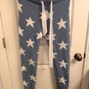 Blue Lounge Pants with White Stars